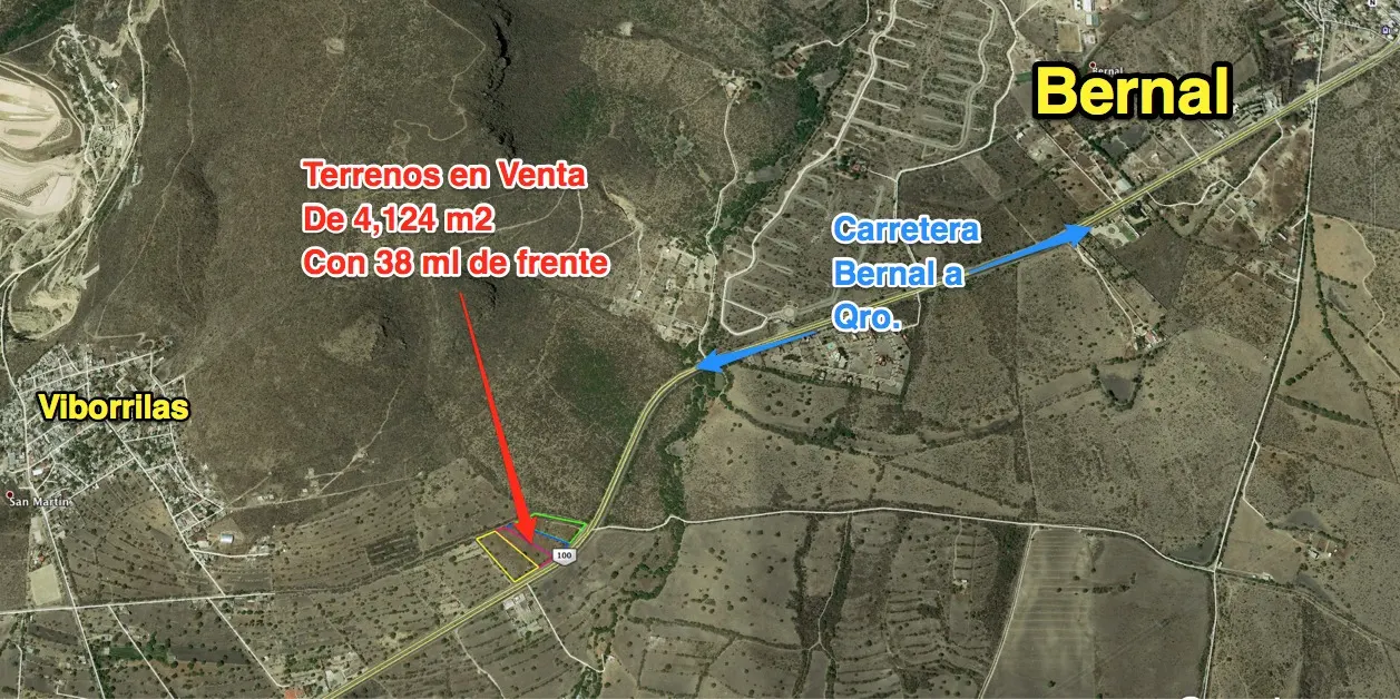 Bernal, terrenos en venta, SJR-2873