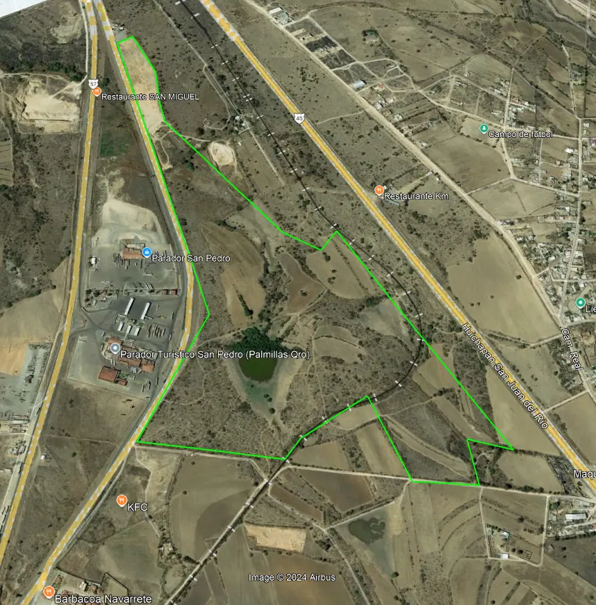 Palmillas, a pie de carretera, terreno comercial en venta, San Juan del Río, Qro.